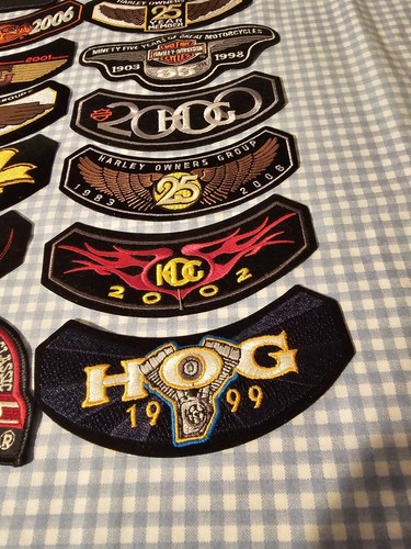 Lote de 13 H.O.G. Parches de grupo para propietarios de Harley y #1 Milwaukee ~ Sturgis y pegatinas - Imagen 9 de 11