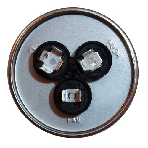 70+7.5 MFD x 440 ROUND USA Run Capacitor MARS 14166 - Picture 3 of 5