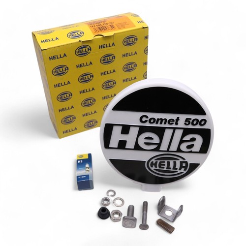 Pair HELLA Comet 500 Spot light/lamp & Cover Defender /Discovery 1F4 005 750 101 - Picture 6 of 10