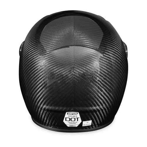 Casco Simpson Motorcycle Outlaw Bandit 3 - Fibra de carbono - Grande - Imagen 7 de 9