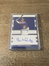 Brendan Rodgers 2020 National Treasures Treasured Material Signatures /99 Auto