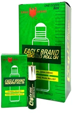 Eagle Brand Medicated Oil  Roll-On 0.27 oz (  Pack of 12  )~5/2028