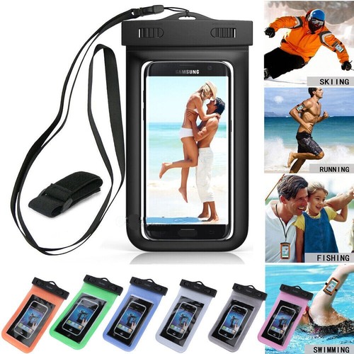 Waterproof Phone Case Underwater Pouch Hiking Dust Proof Cover iPhone Samsung - Picture 5 of 16