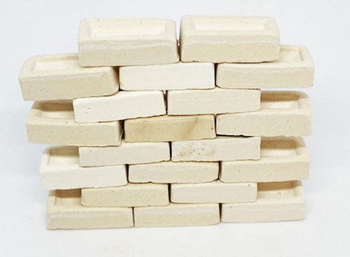 Dolls House Real Bricks Pack of 20 Small White Model Railway Scene Tumdee Garden - Picture 4 of 4