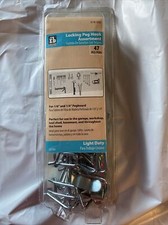 EB 578-592 EverBilt Locking Peg Hook Assortment 47 Pcs for 1/8" & 1/4" Pegboard