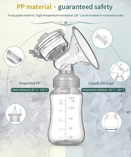 YJ Electric Breast Pump Double Side Automatic Milk Suction Bottle Baby Feeder AU - Picture 2 of 16