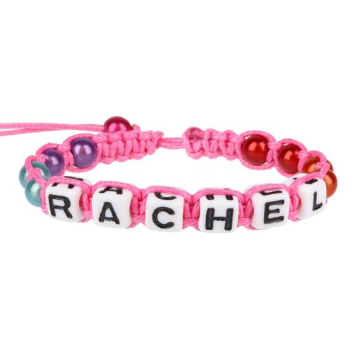 Pulsera de amistad personalizada nombre carta mensaje alfabeto cuentas amigos regalo - Imagen 103 de 113