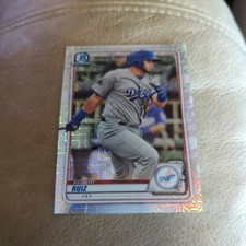 Keibert Ruiz 2020 Bowman Chrome Mega Box MOJO Refractor #BCP-143 LA Dodgers