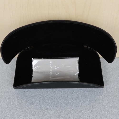 AX Armani Exchange Black Sunglasses Eye Glasses Case - Picture 4 of 5