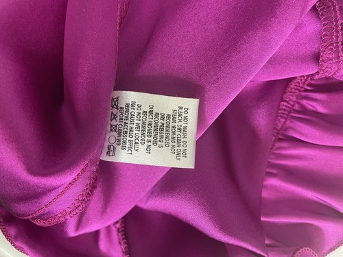 Alisha Levine Pink Silk Sleeveless Top w/ Open Back Sz Large - Picture 7 of 7