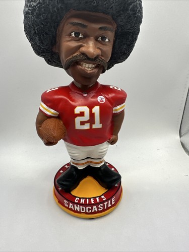 LEON SANDCASTLE Deion Sanders NFL Rookie KANSAS CITY CHIEFS Bobblehead 121/500 - Bild 9 von 15