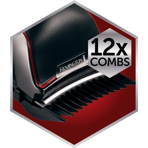 Remington Cordless Hair Clipper Quick Cut Pro 12 Guide Combs 1.5-25mm - HC4300 - Picture 4 of 10