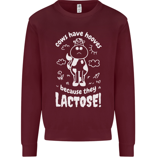 Cows Have Hooves Because They Lack Toes Kids Sweatshirt Jumper - Picture 82 of 92