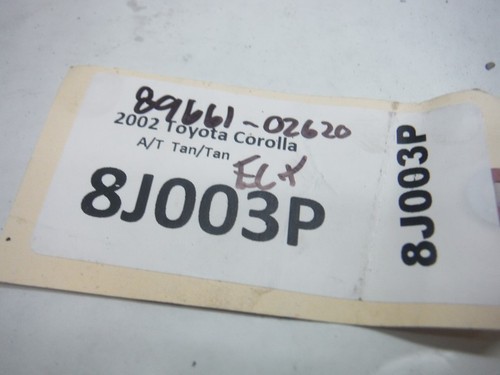 Toyota Corolla 2002 módulo de control del motor A/T ecu 8966102620 fabricante de equipos originales 2001 - Imagen 7 de 7