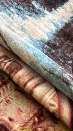 2013 ZOFFANY Curtain/Upholstery Velvet “Gondolier” Fabric Made In England 54x93 - Picture 5 of 12