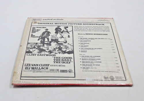 VINYL RECORD LP THE GOOD, THE BAD & THE UGLY SOUNDTRACK UNITED ARTISTS UAS5172 - Imagen 7 de 7