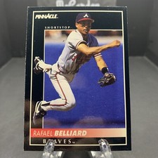 1992 Pinnacle Rafael Belliard #357 Atlanta Braves