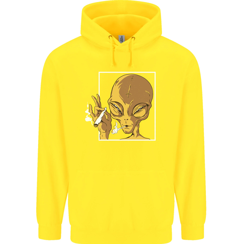 An Alien Smoking Weed Childrens Kids Hoodie - Picture 35 of 84