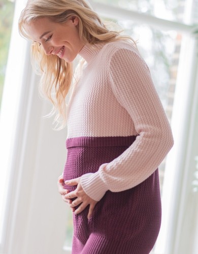 Seraphine Umstands- & Stillpullover Ashlyn burgunderrot Medium (6-8) SCHNELLER VERSAND - Bild 3 von 6