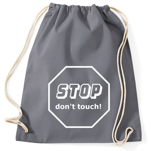 Turnbeutel Spruch gestickt 100% Baumwolle Sportbeutel Schwimmbeutel Gym Sack Bag - Bild 39 von 121