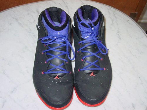 2013 Mens Nike Air Jordan Melo 1.5 Concord/Infrared 23 631310-025 Shoes Size 13 - Picture 6 of 12