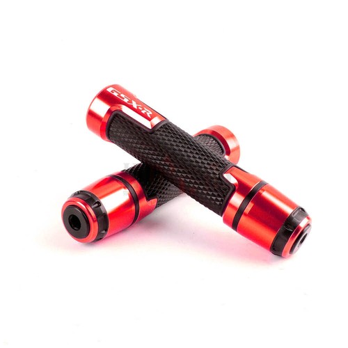 Manopole moto estremità manubrio GEL 7/8" adatte a Suzuki GSXR 600 750 1000 1300 - Foto 39 di 50