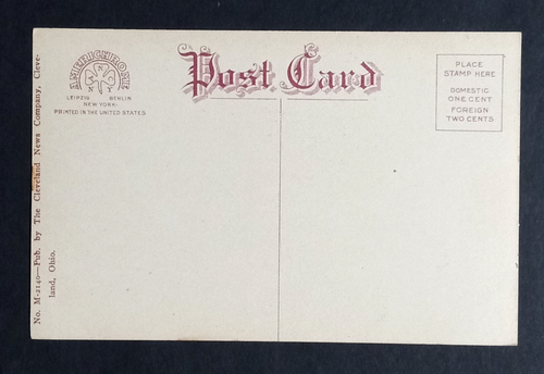 Sheriffs Residenz Norwalk Ohio Postkarte OH um 1910 Americhrome Straßenansicht UNP - Bild 2 von 2