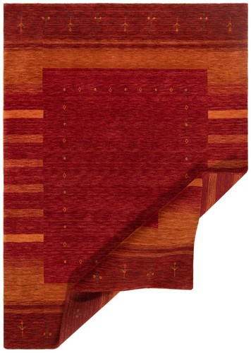 Handloom Handwoven Oriental Carpet 239X172 Cm - Modern, Wool, Carpet, Rug, Red - Picture 2 of 12
