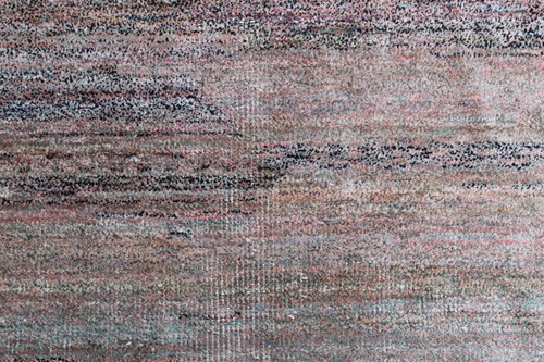 Vintage Worn Hand Made Art Deco Chinese Oriental Grey Beige Wool Rug 234x151cm - Picture 8 of 16