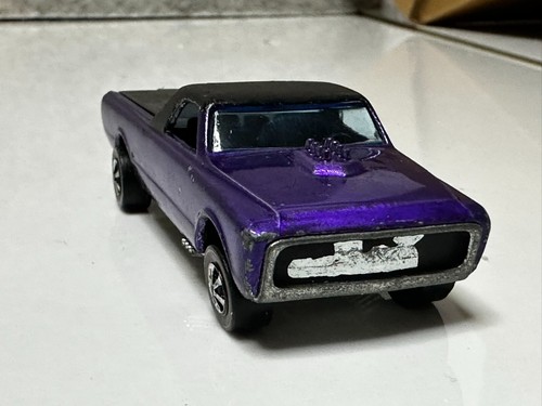 Vintage 1967 Hot Wheels Custom Fleetside – Purple Spectraflame Hong Kong Variant - Picture 6 of 8