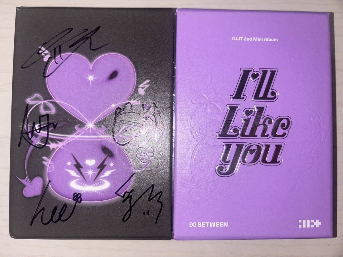 ILLIT I'LL Like you BETWEE Mwave サイン CD I'LL LIKE YOU [BETWEEN Ver.] (Signed Exclusive) - ILLIT