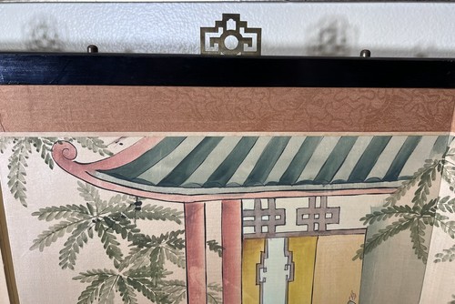 4 Pannelli Schermo Pieghevoli "Cento Bambini Al Gioco" XIX Secolo? Jingdezhen - Foto 16 di 23