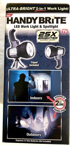 Handy Brite 2-in-1 Handheld + Hands-Free LED Work Light & Spotlight with Tripod - Picture 6 of 8