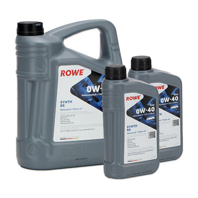 7L ROWE SYNTH RS 0W40 Motoröl Öl MB 229.5 Porsche A40 PSA B712296 VW 502/505.00