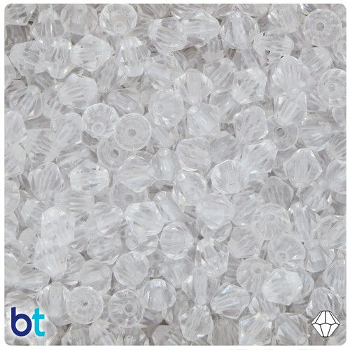 BeadTin Transparent 8mm Faceted Bicone Plastic Bead (200pcs) - Color Choice - 第 5/19 張圖片