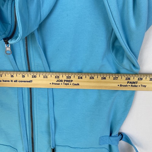 Women's Madison Hill Ny Collared Zip Up Jacket Blue Medium Petite - Picture 14 of 15