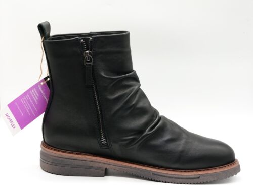 Rollie Shoes Leather SideZip Rise Black Artisan Size 38 BNIB Free Postage - Picture 2 of 7