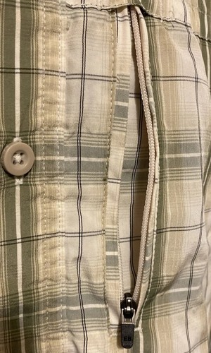Men’s Eddie Bauer M Fishing/Casual Shirt, Pockets, lightweight, SS, Plaid, VGC.C - Picture 5 of 17