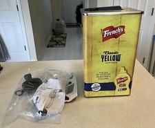 French's Classic Yellow Mustard Refillable Pump Condiment Dispenser 1.5 gallon