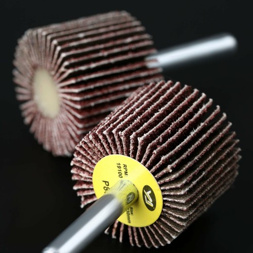 10 piezas Taladro 6 mm Vástago Solapa Papel Lija Rueda Disco Rectificado Lijado Piezas Abrasivas - Imagen 10 de 12