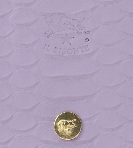 IL BISONTE Crossbody bag natural leather Lavender - Foto 7 di 9