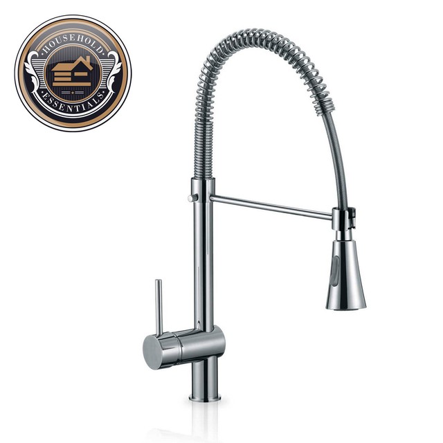 22 Chrome Pull Down Bar And Kitchen Faucet Single Hole Handle