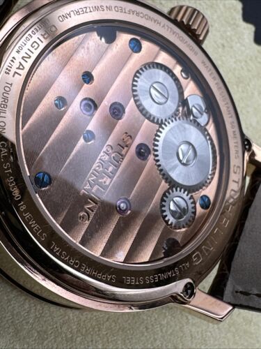 Stuhrling Tourbillon Limited Edition #44/125 Herren Automatik Armbanduhr - Bild 13 von 23