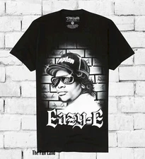 New Eazy-E Compton NWA Mens Vintage Concert Rap T-shirt