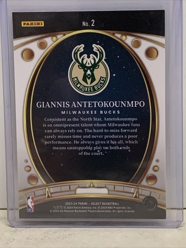 2023-24 Select Giannis Antetokounmpo Lodestar Milwaukee Bucks #2 - Bild 2 von 2