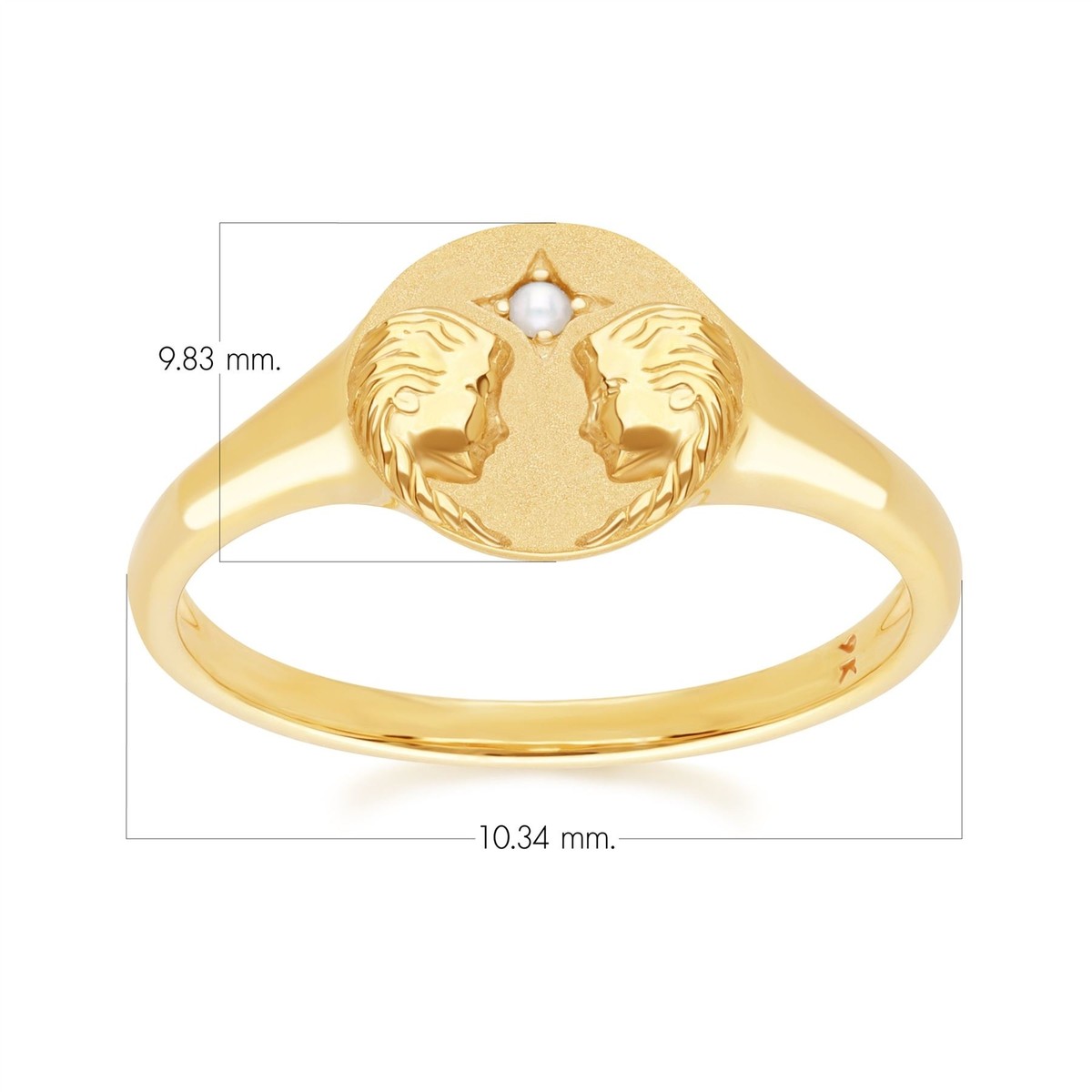 Gemini signet hotsell ring