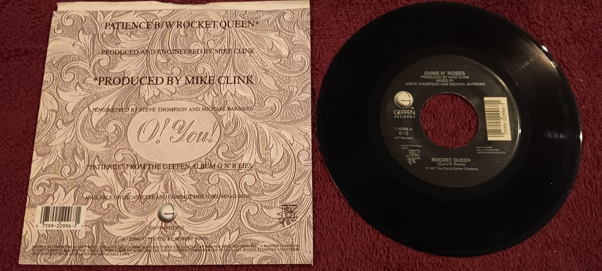 Guns And Roses,Patience/Rocket Queen, 45