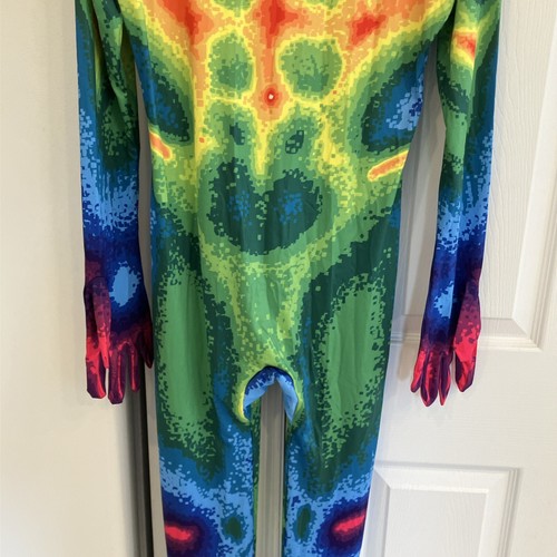 FULL BODY MULTI COLORED COSTUME ADULT SIZE L BY SPIRIT HALLOWEEN - Picture 10 of 24