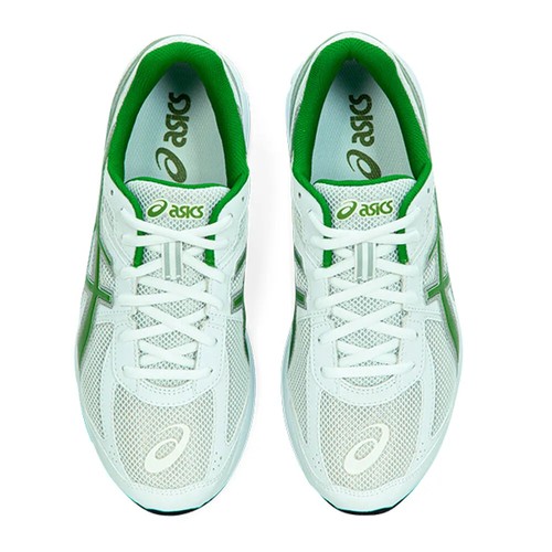 Asics Jog 100 S White Green Running Sneaker Shoes 1201A896-100 2E Wide Size 9 # - Picture 2 of 8