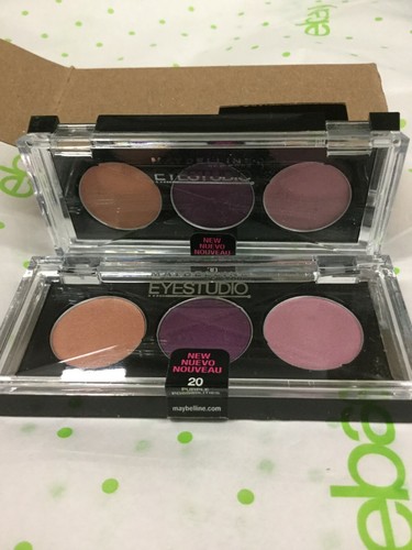 (Pack of 2) Maybelline Eyestudio Eyeshadow Purple Possibillities #20 NEW IN BOX - Picture 2 of 3